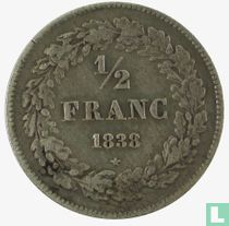 Belgien ½ Franc 1838
