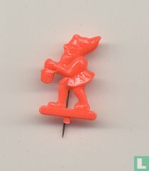 Dwerg met lantaarn [oranje]