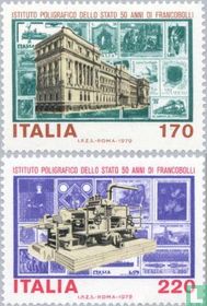 50 ans de production de timbres acheter