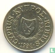 Cyprus 5 cents 1994