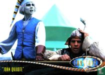 While returning to Moya, Chiana and Crichton play a virtual game