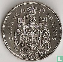 Canada 50 cents 1980