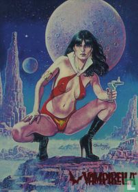 With the moons of Drakulon behind her