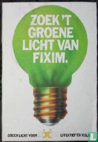 Zoek 't groene licht van Fixim