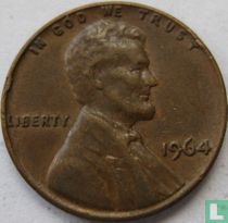 Vereinigte Staaten 1 Cent 1964 (ohne Buchstabe)