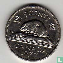 Canada 5 cents 1977