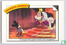 "Conquer the giant--marry my daughter!" / A stitch in time...