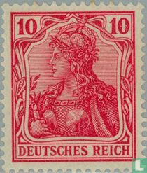 Germania with text DEUTSCHES REICH