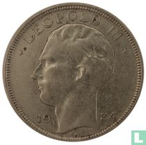 Belgique 20 francs 1934 (LEOPOLD III - avec tréma)