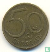 Austria 50 groschen 1965