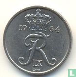 Denmark 10 øre 1964