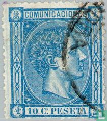 Briefmarke Spanien 382 Mit Falz – Sammlerstück Von 1928 (Pius XI, Alfons XII)