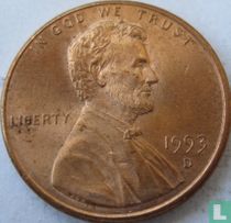 États-Unis 1 cent 1993 (D) acheter