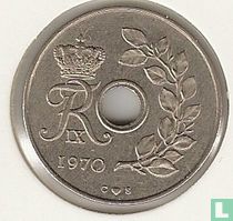 Danemark 25 øre 1970