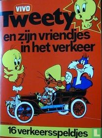 Tweety en zijn vriendjes in het verkeer
