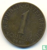 Austria 1 schilling 1961
