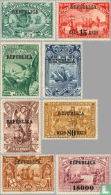 Vasco da Gama timbres Madère cmd. REPUBLICA