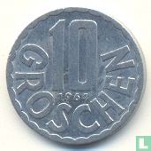 Austria 10 groschen 1964