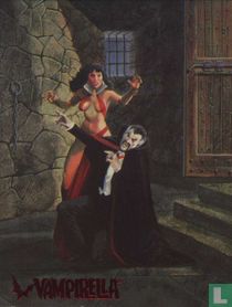 Confronts a cowering Dracula