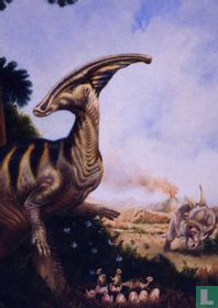 Parasaurolphus with Babies