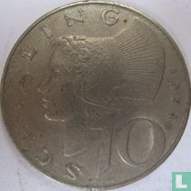 Austria 10 schilling 1974