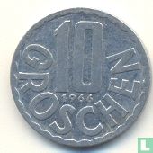 Austria 10 groschen 1966