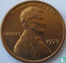 Vereinigte Staaten 1 Cent 1975 (ohne Buchstabe)