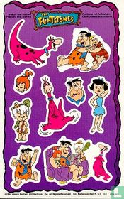De Flintstones ansicht met stickers 