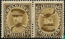 King Albert I "with kepi"