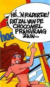 Hé... 'n foldertje! Dat zalwel van de Chocomel prijsvraag zijn...