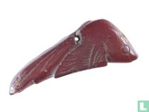 Chinees bird charm / amulett made from genuine amber  