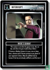 Where's Guinan?