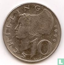 Austria 10 schilling 1990