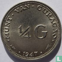 Curaçao ¼ Gulden 1947