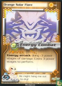 Orange Solar Flare