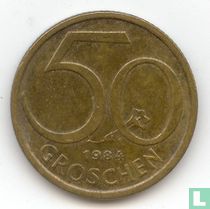 Austria 50 groschen 1984