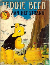 Teddie Beer aan het strand