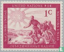 United Nations - New York stamp catalogue