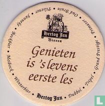 .Genieten is 's levens eerste les