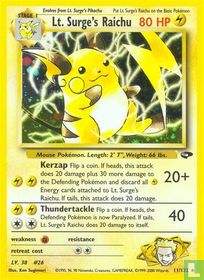 Lt. Surge's Raichu