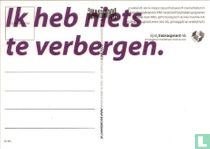 C040082 - De Transparant Prijs "Ik heb niets te verbergen"