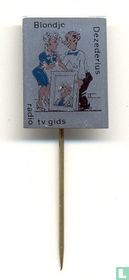 Blondje Dezederius radio tv gids [blue]