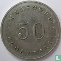 Maasoord Poortugaal 50 cent 1950