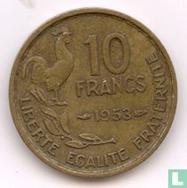 France 10 francs 1953 (sans B) acheter