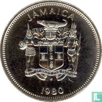 Jamaica 25 cents 1980