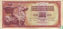 Yougoslavie 100 Dinara 1965 (P80a)