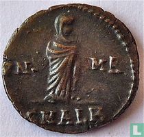 Romisches Kaiserreich Alexandrie Postume AE4 Kleinfollis von Keizer Constantijn de Grote 347-348 n.Chr.