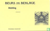 Beurs van Berlage cartes d'entrée catalogue
