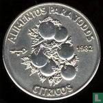 Cuba 1 peso 1982 (type 1) "FAO - Food for all"