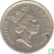 Royaume-Uni 5 pence 1992